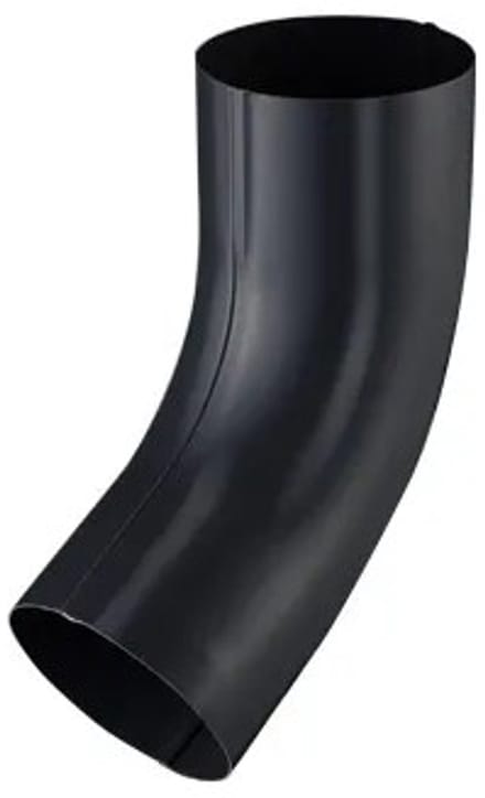 Zinken bocht (67°) Zwart Ø 87 mm | Per stuk