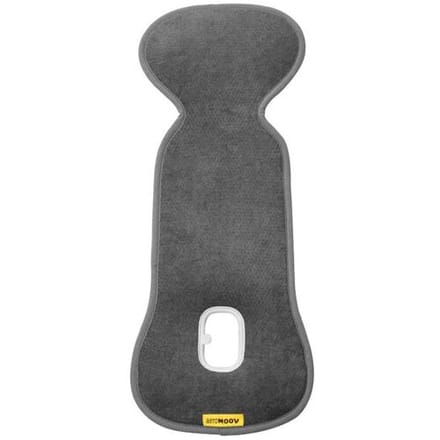 AeroMoov Air Layer – Inlegkussen Autostoel – Ademend & Warmteregulerend - Groep 0+ - Anthracite
