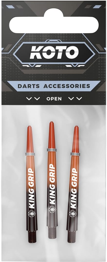 KOTO King Grip Colors Orange Black - Dart Shafts Medium