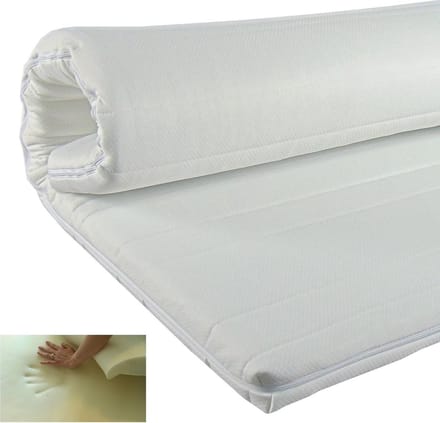 Slaaploods.nl Topdekmatras - Traagschuim Comfort - 80x210 cm - Dikte 8 cm