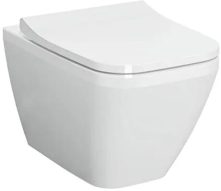 VitrA Integra Square Hangtoilet - Wit (incl. Toiletbril)