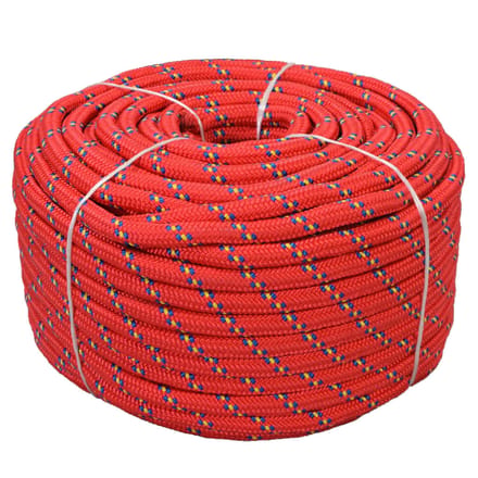vidaXL - Boot - touw - 18 - mm - 50 - m - polypropyleen - rood