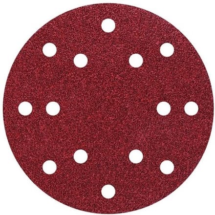 Wolfcraft 1843000 Excenterschuurpapier Met klittenband, Geperforeerd Korrelgrootte (num) 120 (Ø) 150 mm 5 stuk(s)