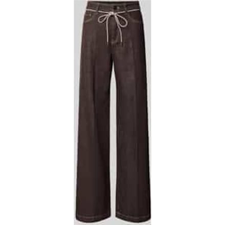 wide fit jeans met viscose-aandeel