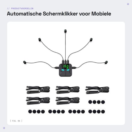 Dailygoods - Automatische Schermklikker voor Mobiele Telefoons