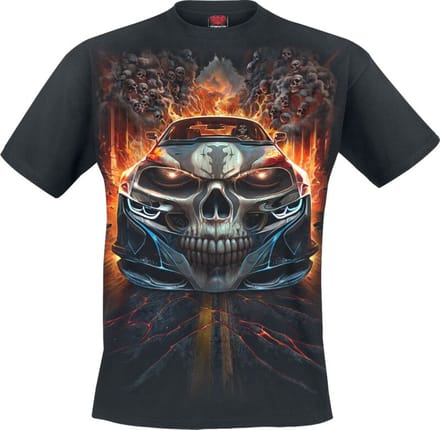 Spiral - Speed freak Heren T-shirt - M - Zwart