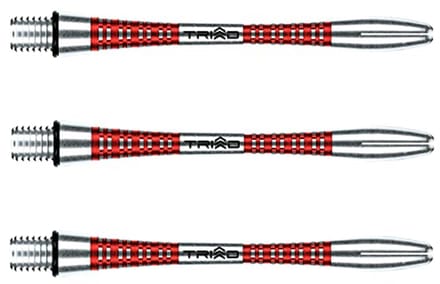 Aluminium Rood Dartstengels - 3 Stuks per Set