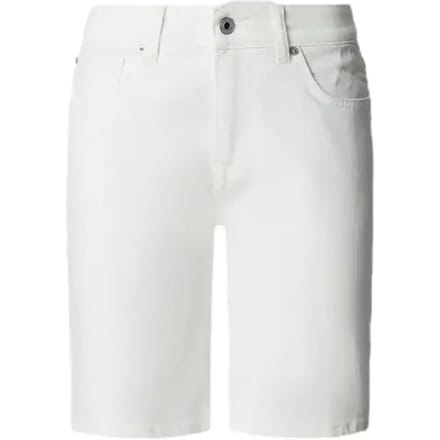 Pepe Jeans Dames Short Broeken regular/straight Fit Wit W 26 Volwassenen