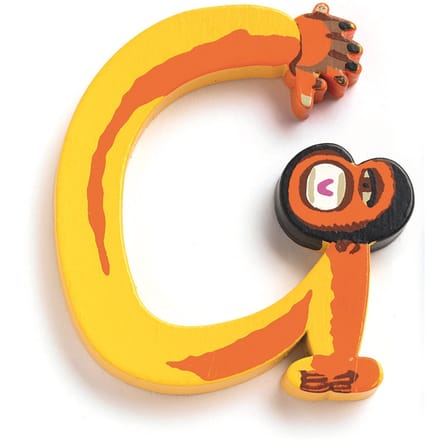DJECO houten letter animal G