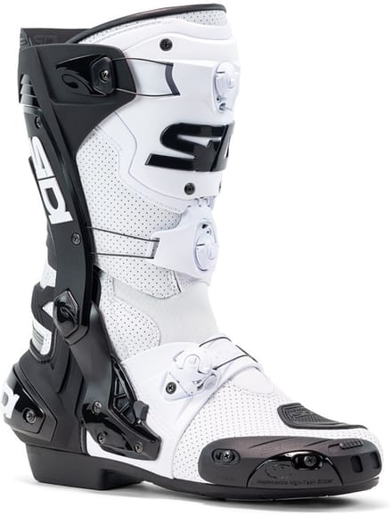 Sidi Rex Air Wit Zwart 25 Motorlaarzen - Laars