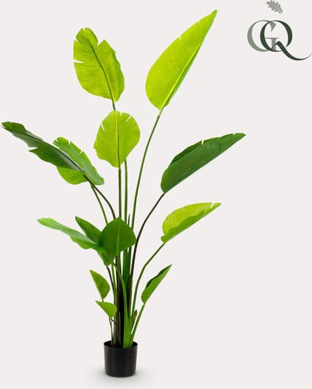 Kunstplant - Strelitzia Nicolai - Paradijsvogelbloem - 150 cm