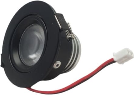 LED Set van 4 Inbouwspots - 4W - Zwart - 2700K - Dim - Ø62-ZM52 - Gratis Trafo