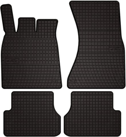 Wielganizator SolidPRO Serie - Rubberen Automatten - Zwart - Pasvorm Audi A6 C7