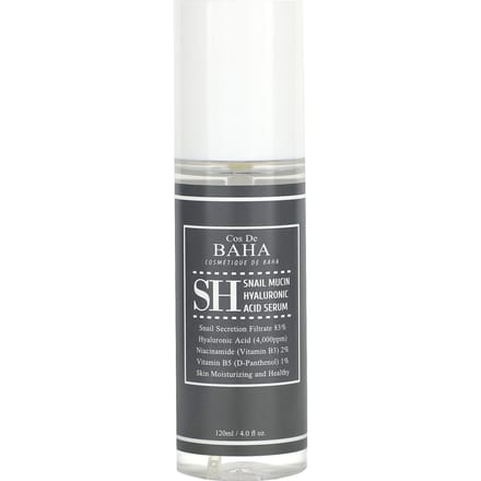 Cos De BAHA SH Sérum Hydratant Élastifiant à la Mucine d'Escargot 83% 120ml gray