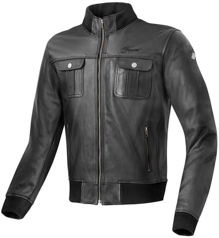 Bogotto Brooklyn Zwart Leren Motorjas