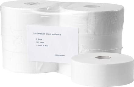 Maxi jumborollen cellulose 2laags