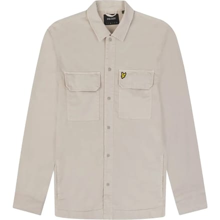 Lyle & Scott Garment dyed overshirt - cove