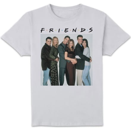 Friends Group Shot t-shirt - Wit - 5XL