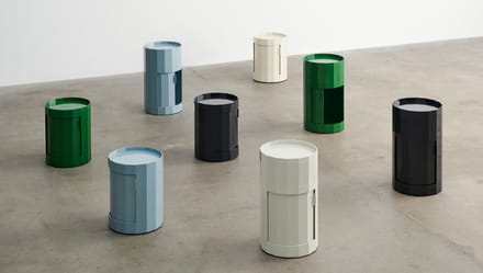 HAY Facet Cabinet - high - misty grey