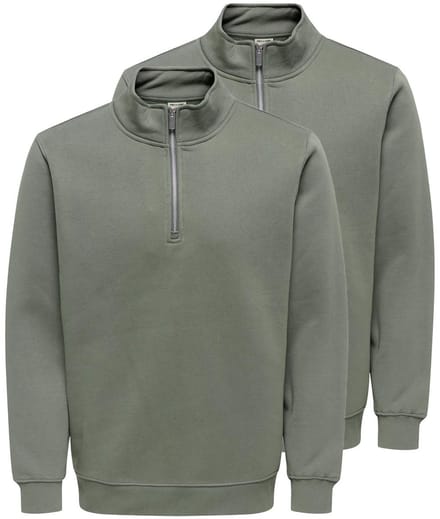 Only & Sons Heren sweatshirt 2 pack Connor