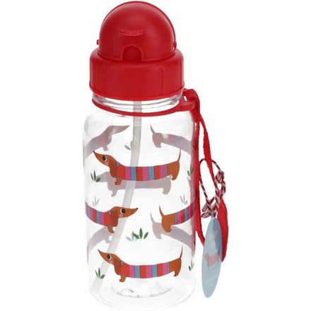 Kinderdrinkfles met rietje Rex London Chien Saucisse