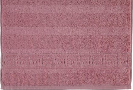 CAWÖ Noblesse Uni Badhanddoek - Rosé - 80x160