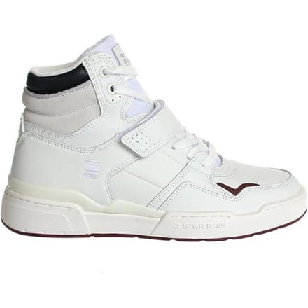 G-Star Raw Attacc Mid Lea W Hoge sneakers - Leren Sneaker - Dames - Wit - Maat 37