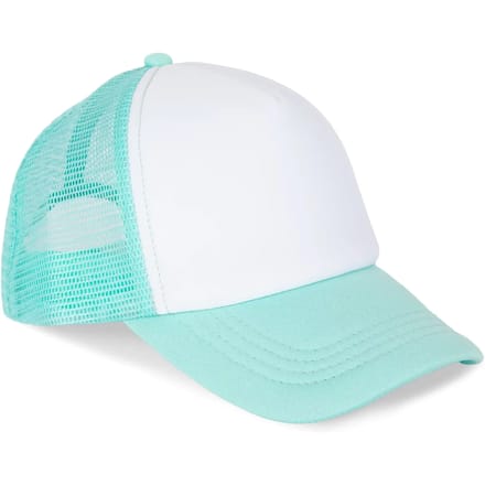 K-up Kindertruckerpet - 5 Panelen KP143 - White / Pastel Cyan - One size