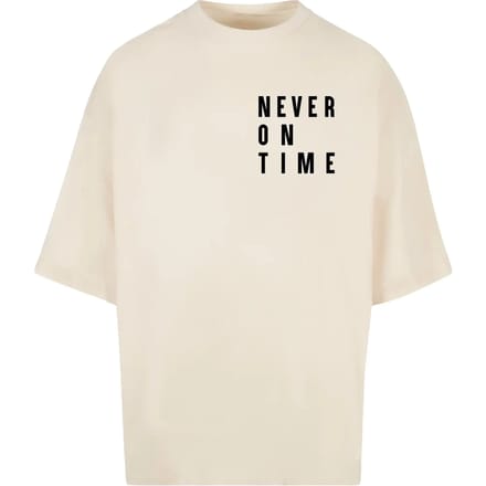 T-shirt Mister Tee Never On Time Huge