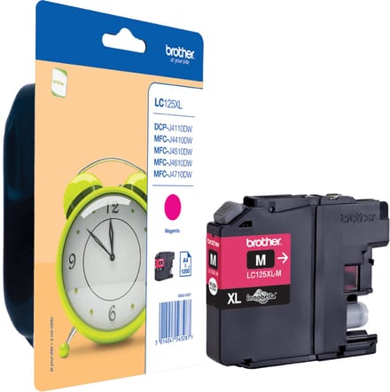 Brother LC-125XLMBP - Inktcartridge / Magenta / Hoge Capaciteit