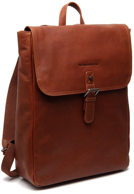 Chesterfield Farrow Waxed Pull Up Rugzak met 15" Laptopvak - Cognac
