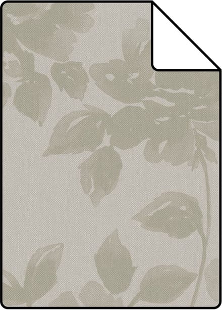 Proefstaal Origin Wallcoverings behang rozen lichtbruin - 26,5 x 21 cm - 347027-S