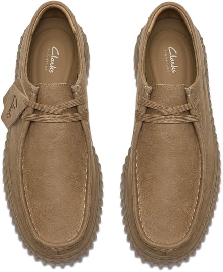 Clarks Torhill Lo Leather, Beige