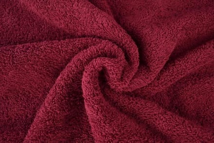 Badstof - Bordeaux rood - 10 meter
