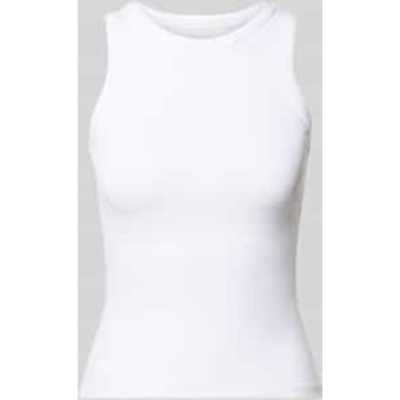 Tanktop met fijnrib