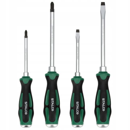 STALCO Slagersschroevendraaierset 4 Delen CrV - Slaan & Schroeven