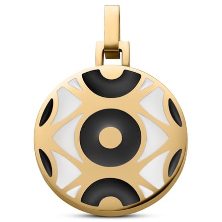 Evil Eye | Goudkleurige Cirkel Hanger