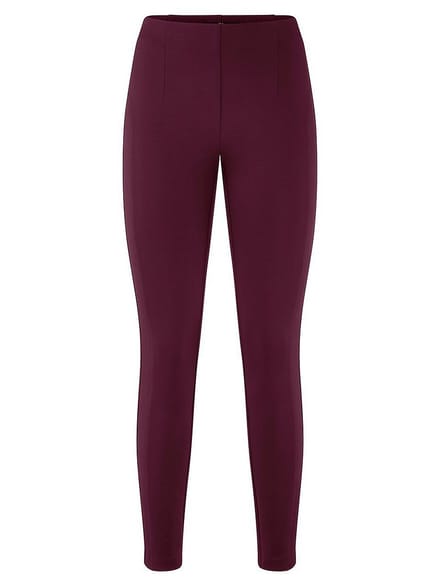 Enkellange jersey broek pasvorm Sylvia Van Peter Hahn rood