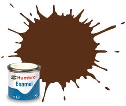 Humbrol Emailleverf Mat - 14 ml - No. 160 German Camouflage Red Brown