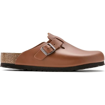 Natuurlijke lederen klompen Birkenstock Boston