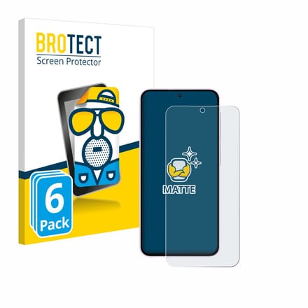 BROTECT - Screenprotector voor Samsung Galaxy A56 5G (case-friendly) - Folie Beschermfolie matte 6 Stuks