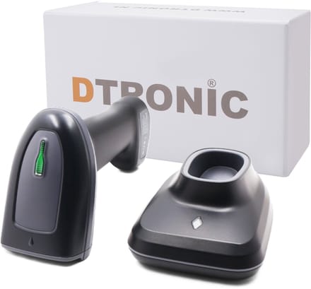 DTRONIC - DT342-O | OCR Barcode Scanner – Bluetooth – Oplaadstandaard – QR & Barcode – Plug & Play – Voor PC & Mac