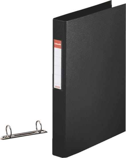 Esselte Ringband mappen/ordners - zwart - A4 - opbergen - kantoorartikelen