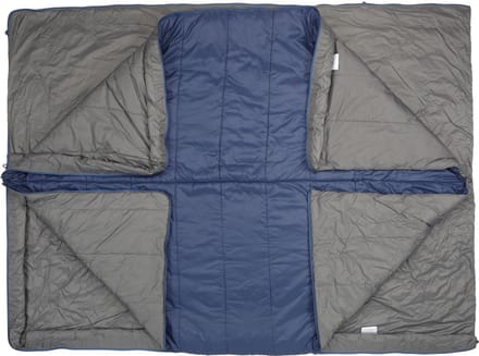 Exped Mega Sleep Duo 25 Mummie Slaapzak Grijs/Blauw L