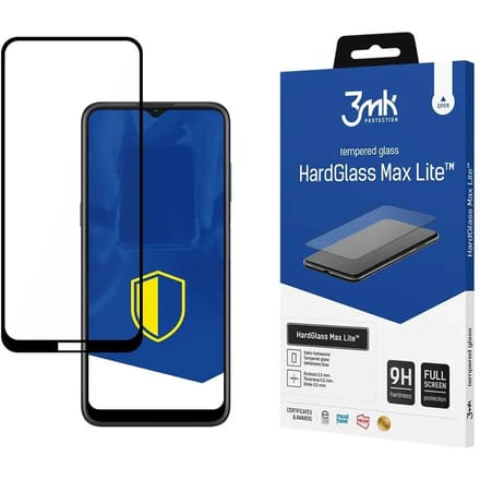 3MK HardGlass Max Lite - Gehard Glas Screenprotector - Nokia G11 - Zwarte Rand