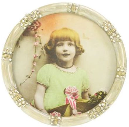 Meander - Fotolijst - Rond - Grijs - 8 cm Foto Formaat