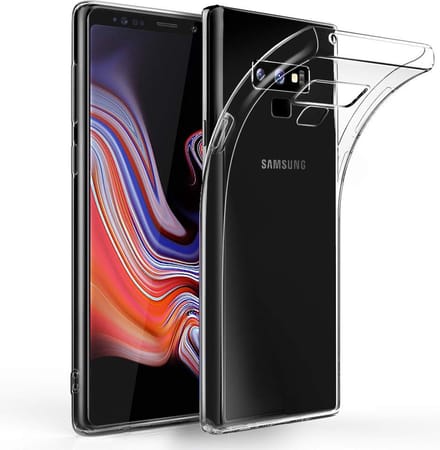 Hoesje voor Samsung Galaxy Note 9 backcover Shockproof siliconen Transparant