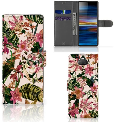 Sony Xperia 10 Hoesje Flowers