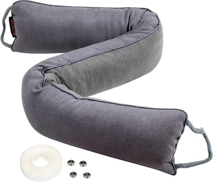 Tochtstopper deuren 95-100 cm - geluidsisolatie windstopper grijs