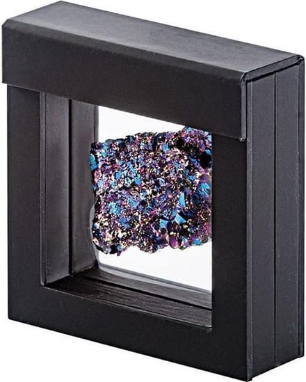 SAFE Zweefraam - 15 x 15 cm - zwart - 3D floating frame met magneetsluiting